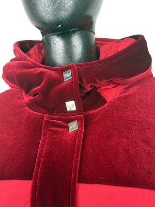 LIU JO Milano Giacca Donna S Rossa Effetto Velluto