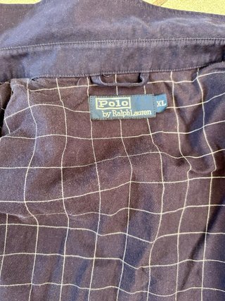 Giacca Polo Ralph Lauren blu e beige