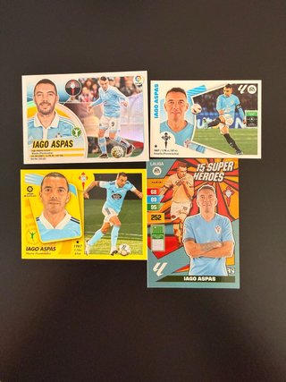 Lote cromos Iago Aspas La Liga Panini