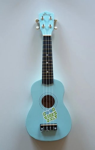 Ukelele azul