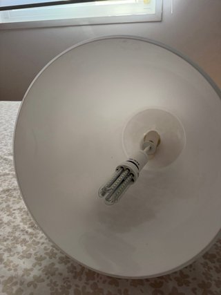 Lámpara de techo blanca