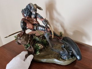 Alien vs Predator diorama