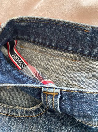 Pantalones Vaqueros Armani Azules