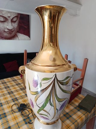 Jarrón grande 80cm con flores