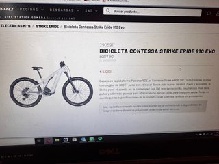 Bicicleta Eléctrica Scott Contessa Strike Eride910