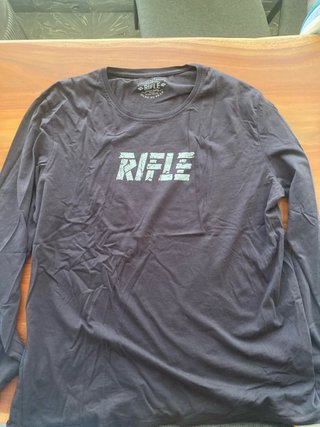 Camiseta Rifle Manga Larga XXXL