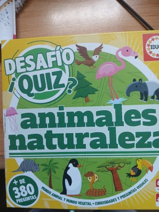 Juego de mesa Desafío Quiz Animales y Naturaleza
