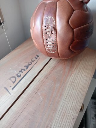 Balón de cuero F.C. Barcelona Inauguració Camp Nou