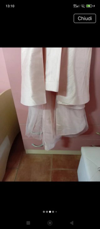 Abito da damigella rosa