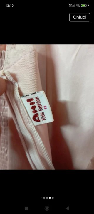 Abito da damigella rosa