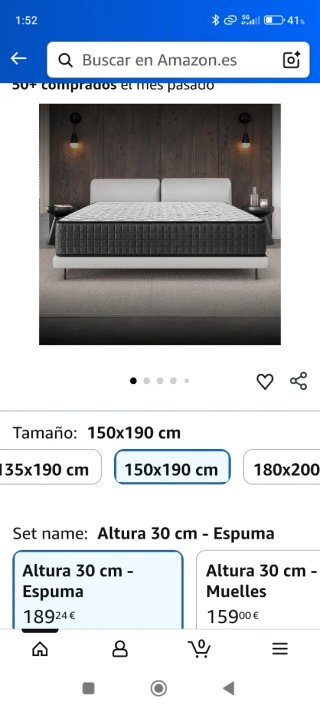 Base cama y colchón de 1.50x1.90 vendoo urgente