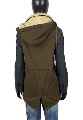 Giacca Lacoste Donna Marrone Taglia XS Cappotto