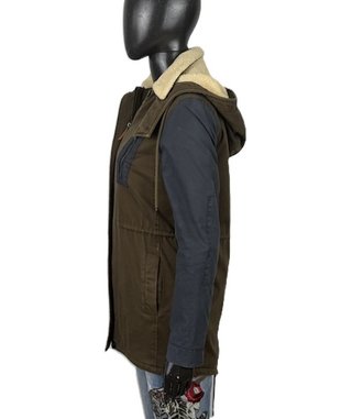 Giacca Lacoste Donna Marrone Taglia XS Cappotto