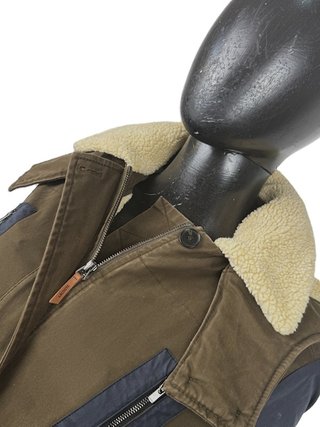 Giacca Lacoste Donna Marrone Taglia XS Cappotto