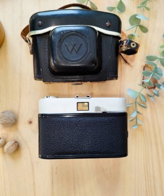 Cámara analógica Vintage Werlisa Color 35mm +Funda