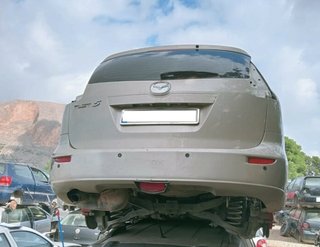 Paragolpes trasero mazda 328667 5 berl. (cr) 2.0