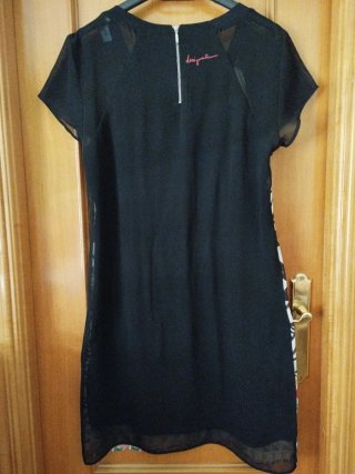 Vestido Desigual Talla M Estampado.