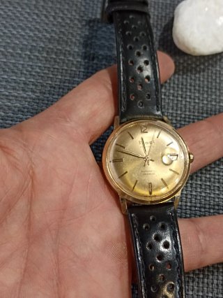 Reloj Erosa Automático Vintage Incabloc Dorado