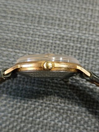 Reloj Erosa Automático Vintage Incabloc Dorado