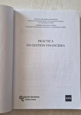 Práctica en gestión financiera