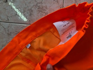 2 Pantaloni da lavoro arancioni alta visibilità