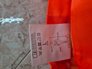 2 Pantaloni da lavoro arancioni alta visibilità