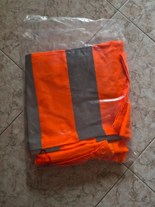 2 Pantaloni da lavoro arancioni alta visibilità