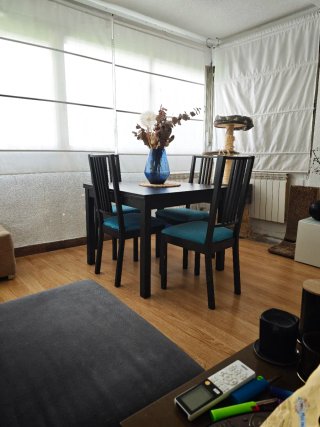4 Sillas Comedor IKEA Negras