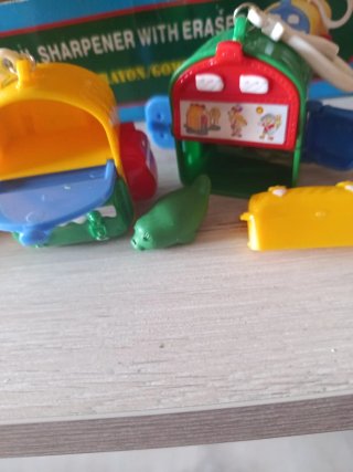 3 Sacapuntas Mochila Años 80