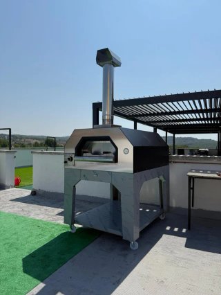 Horno Pizza Leña/Gas Titan 4