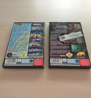 Lote 2 juegos Sega Saturn: Tomb Raider y Manx TT