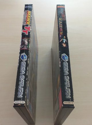 Lote 2 juegos Sega Saturn: Tomb Raider y Manx TT