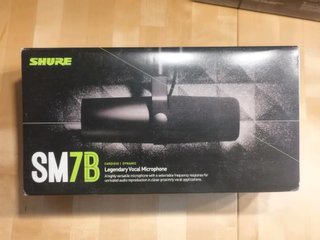 Micrófono Shure SM7B podcast
