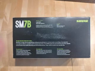 Micrófono Shure SM7B podcast
