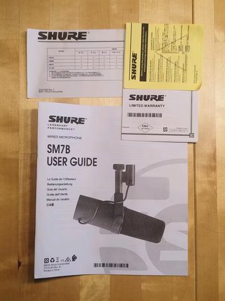 Micrófono Shure SM7B podcast