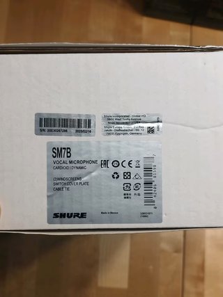 Micrófono Shure SM7B podcast