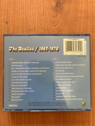 The Beatles 1962-1966 & 1967-1970 CDs