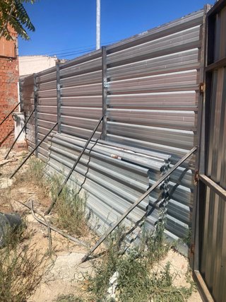 Chapas galvanizadas con puertas