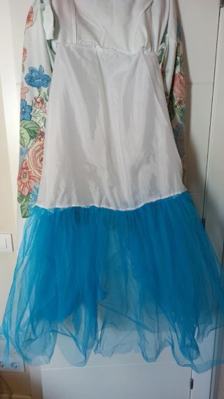 Vestido largo estampado floral