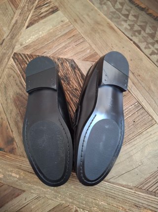 Mocasines de piel negros Mango Talla 37