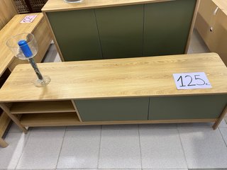 Mueble TV Roble y Verde
