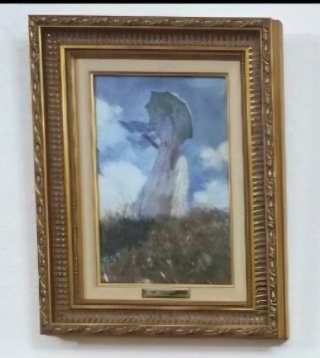 Cuadro Mujer con sombrilla Monet