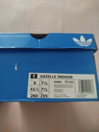 ADIDAS GAZELLE INDOOR 41 1/3 · NUEVAS ·