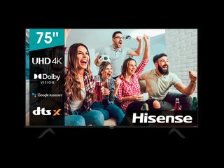 TV Hisense 75" Smart TV 75A6G UHD LED NUEVA