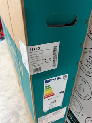 TV Hisense 75" Smart TV 75A6G UHD LED NUEVA