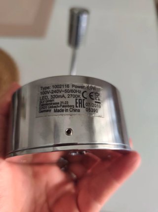 Precio por unidad. Lámpara LED SLV 1002116 Plata.