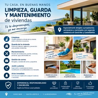 Guarda, vigilancia y mantenimiento de viviendas