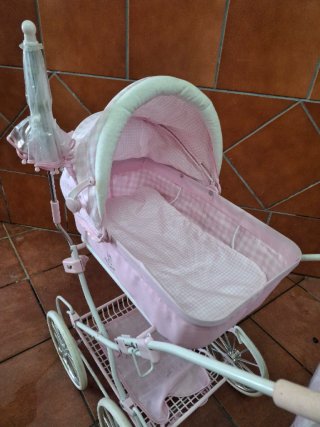 Carro de muñecas Decuevas rosa