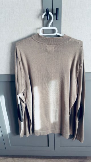 Jersey Zara Man Beig de Punto 100% Algodón