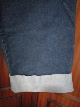 Pantalón vaquero ancho Talla L